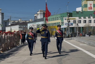Финальный этап эстафеты «Знамя Победы» состоялся в Якутске / Алина Мурукова Якутск Якутск Республика Саха (Якутия)