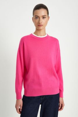 Джемпер с добавлением шерсти свободного силуэта