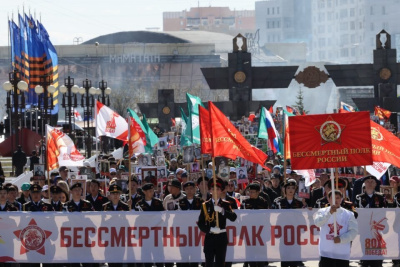 «Бессмертный полк» объединил порядка 145 тысяч жителей Якутии / ЯСИА   