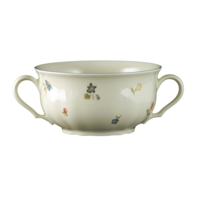 Seltmann Weiden Пиала для супа / бульона 0.35 л Streublume blauer Rand Marie-Luise Seltmann