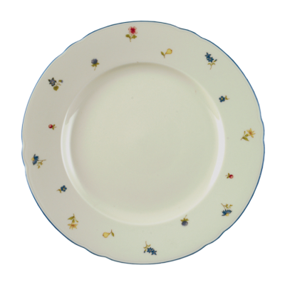 Seltmann Weiden Тарелка 27 см Streublume blauer Rand Marie-Luise Seltmann