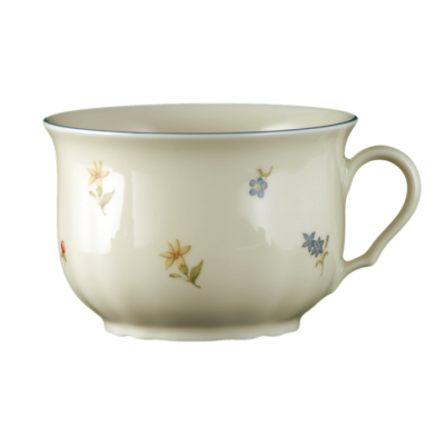 Seltmann Weiden Чашка для завтрака 0.35 л Streublume blauer Rand Marie-Luise Seltmann