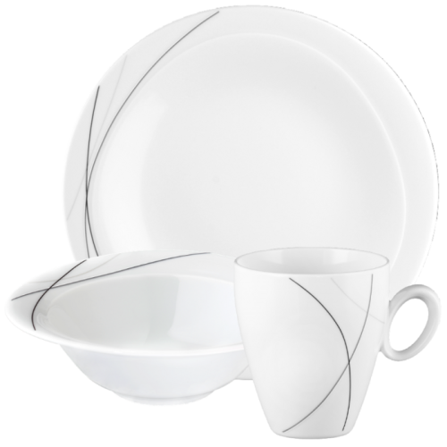 Seltmann Weiden Набор посуды для завтрака 18 предметов Highline Trio Seltmann