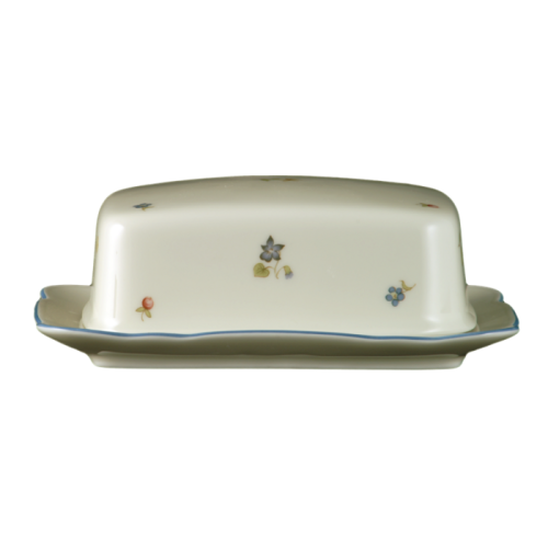 Seltmann Weiden Масленка для сливочного масла 230 г Streublume blauer Rand Marie-Luise Seltmann