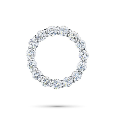 Подвеска из белого золота с бриллиантами э4701пд07210117