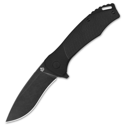 Складной нож QSP Raven, сталь D2, рукоять G10, черный