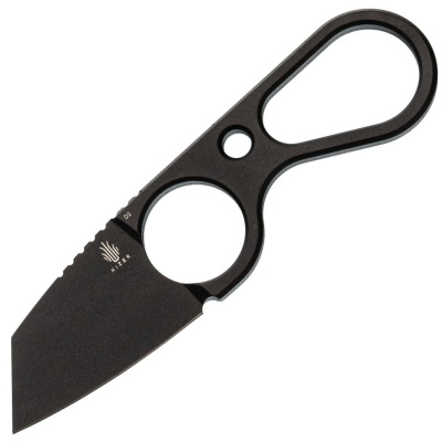 Шейный нож Kizer Bowtie, сталь D2, черный